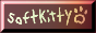 button for softkittypaws, with the words "soft kitty" and a drawing of a cat paw