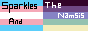 a trans and plural flag next to each other, with text reading Sparkles and The Namsis